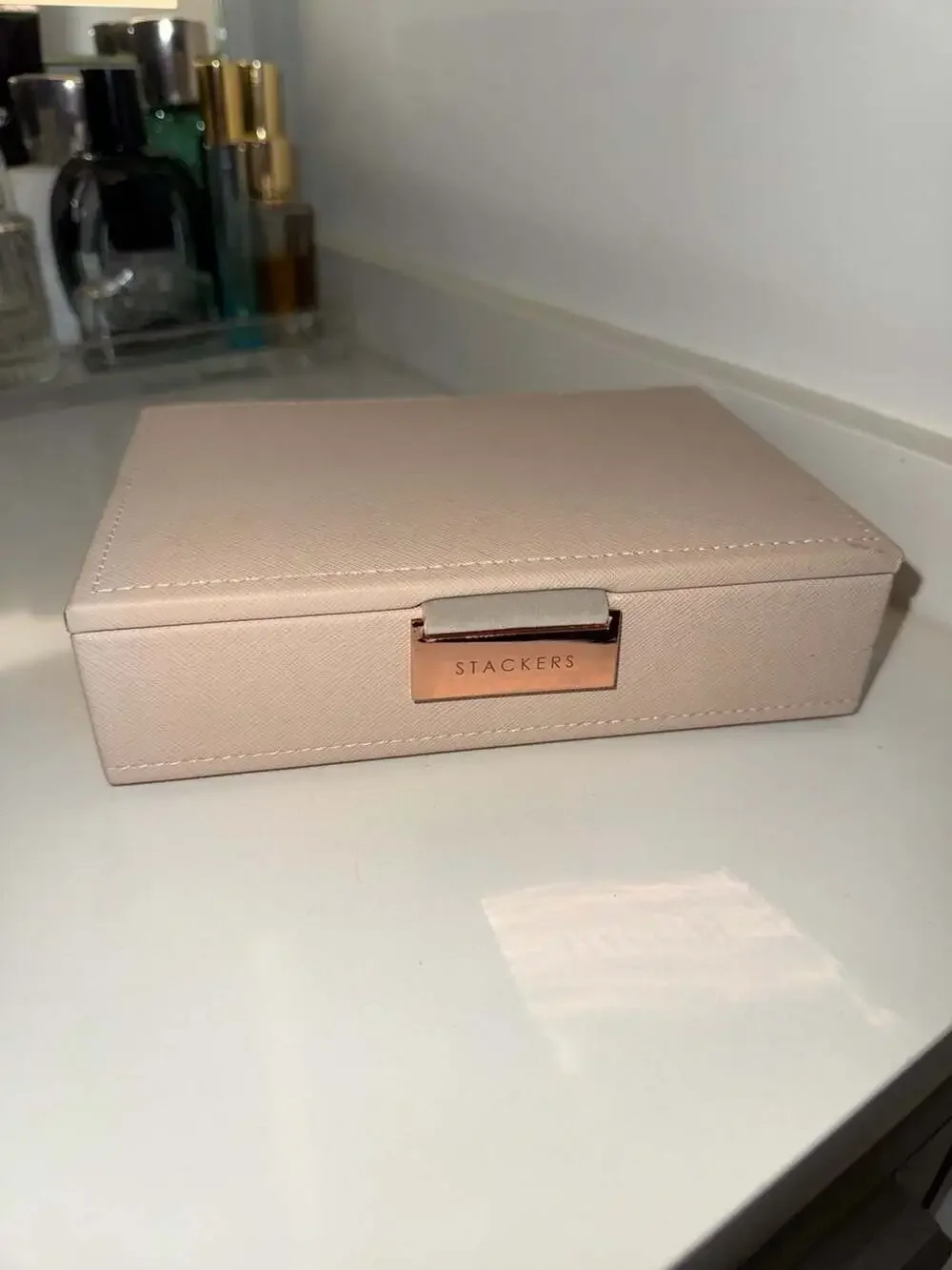 Stackers Blush and Rose Gold Mini Jewelry Box